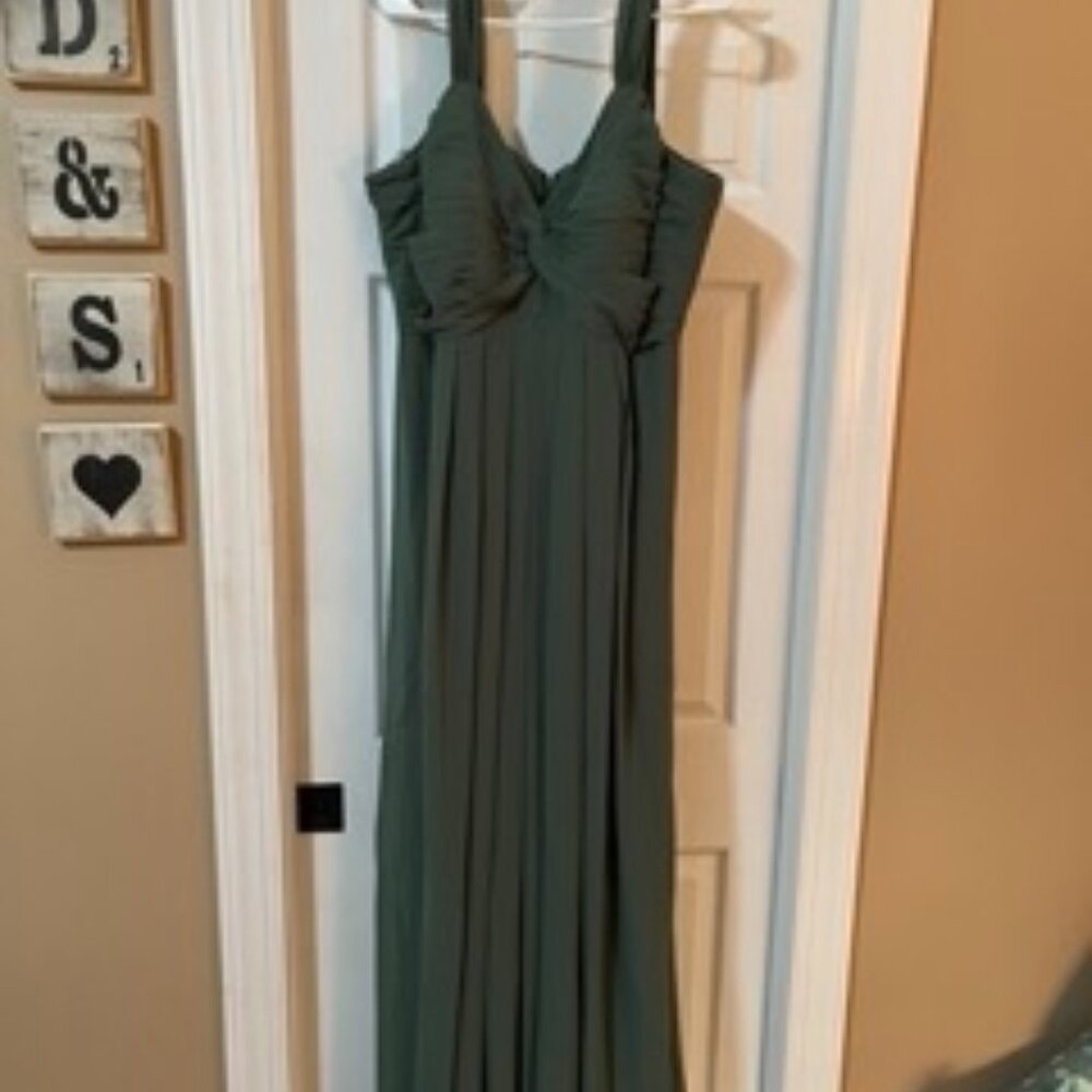 Green Azazie Mother of the Bride Gown